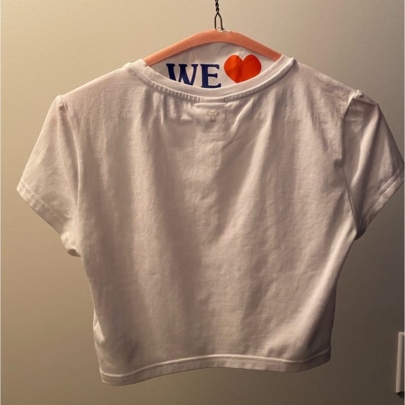 Aritzia TNA white cropped t-shirt size S - Picture 2 of 3